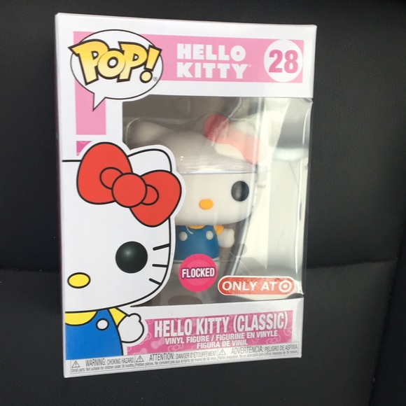 Exclusive Flocked Vinyl Figure #28 Classic Funko Pop Hello Kitty